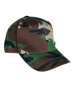 Detská čiapka s šiltom BASEBALL MFH® – US woodland (Farba: US woodland)