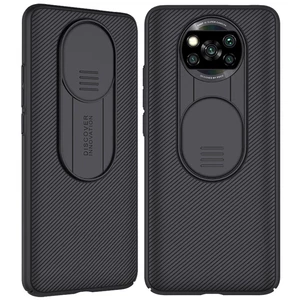 NILLKIN for POCO X3 PRO /POCO X3 NFC Case Bumper with Slide Lens Cover Shockproof Anti-Scratch TPU + PC Protective Cas