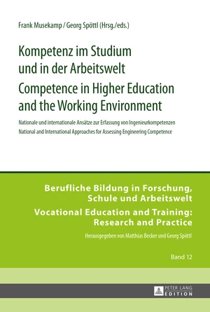 Kompetenz im Studium und in der Arbeitswelt- Competence in Higher Education and the Working Environment