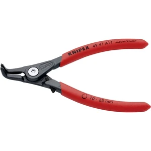 Knipex 49 41 A11 kliešte na poistné krúžky Vhodné pre vonkajšie krúžky  10-25 mm Tvar hrotu zahnutý o 90°