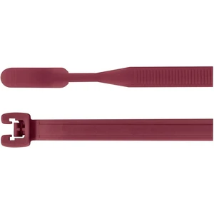 HellermannTyton 109-00184 Q50R-PA66-RD-C1 sťahovacie pásky 210 mm 4.70 mm červená s otvoreným koncom 100 ks