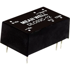 Mean Well DLC03B-15 DC / DC menič napätia, modul   100 mA 3 W Počet výstupov: 2 x
