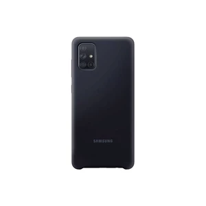Samsung Silicone Cover Cover Samsung Galaxy A71 čierna