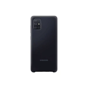 Samsung Silicone Cover Cover Samsung Galaxy A71 čierna