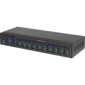 Renkforce  10 portů USB 3.0 hub  čierna