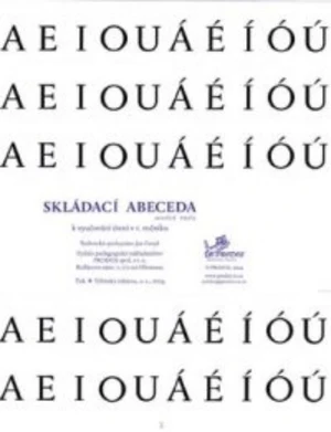Skládací abeceda k vyučování čtení v 1.ročníku ZŠ