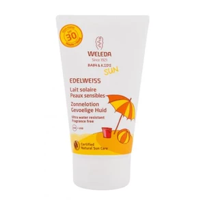 Weleda Baby & Kids Sun Edelweiss Sunscreen Sensitive SPF30 150 ml opalovací přípravek na tělo pro děti