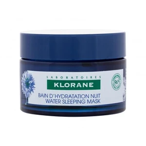 Klorane Cornflower Water Sleeping Mask 50 ml pleťová maska na všechny typy pleti; na dehydratovanou pleť; na rozjasnění pleti