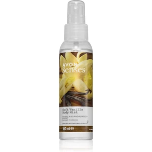 Avon Naturals Care Vanilla & Sandalwood osviežujúci telový sprej s vanilkou a santalovým drevom 100 ml