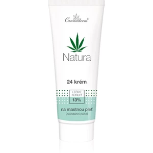 Cannaderm Natura Krém pro mastnou pleť denní a noční krém pro mastnou pleť 75 g