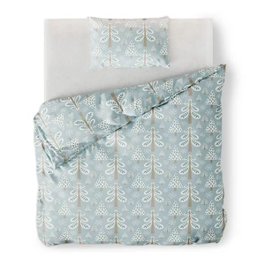 Flanelové obliečky na jednolôžko AmeliaHome Snuggy Lumi, 155 x 220 cm