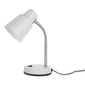 Biela stolová lampa Leitmotiv Scope, výška 30 cm