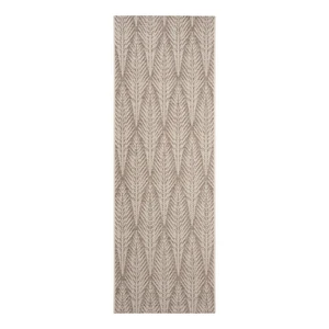 Hnedobéžový vonkajší koberec NORTHRUGS Pella, 70 x 200 cm