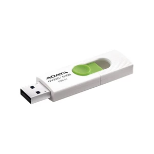 USB flash disk ADATA UV320 64GB (AUV320-64G-RWHGN) biely/zelený Palec nahoru!
Řada UV320 přichází s vysouvacím USB konektorem, díky kterému se "flashk