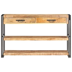 Sideboard 47.2"x11.8"x29.5" Solid Rough Mango Wood