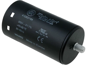 Rozběhový kondenzátor 120uf/250v ±10% faston 6.3mm ducati 4.12.80.3.411
