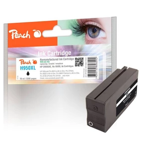 Cartridge Peach HP CN045A, No. 950, 70 ml (317244) čierna Vlastnosti:Kapacita: 70 (ml) Výnos proti originálu: 139% Životnost: 2800 Barva: Černá (black