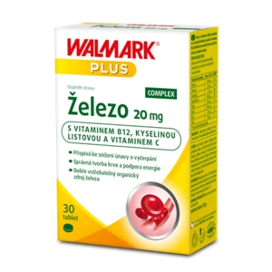 WALMARK Železo 20 mg 30 tabliet