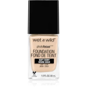 Wet n Wild Photo Focus zmatňujúci fluidný make-up odtieň Soft Ivory 30 ml