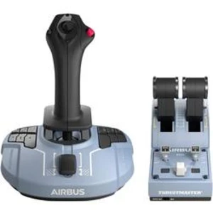 Joystick Thrustmaster TCA Officer Pack Airbus Edition USB PC modrá, černá vč. posuvných regulátorů