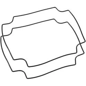Těsnění Hammond Electronics 1557FGASKET, silikon, černá, 1 ks