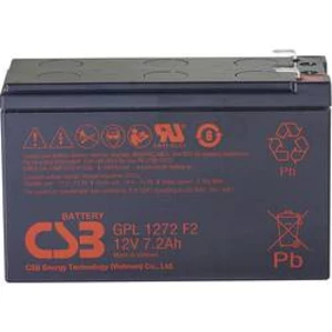 Olověný akumulátor CSB Battery GPL 1272 GPL1272-F2FR, 7.2 Ah, 12 V