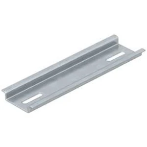 Montážní DIN lišta s otvory OBO Bettermann 2069 T160 GTP, s otvory, 157 mm, ocel, 10 ks