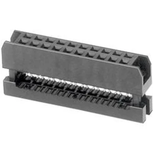 Zásuvková lišta W & P Products Rastr (rozteč): 2 mm, Počet pólů: 16, 1 ks