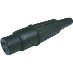 XLR kabelová zásuvka Cliff CP3003, rovná, 3pól., černá
