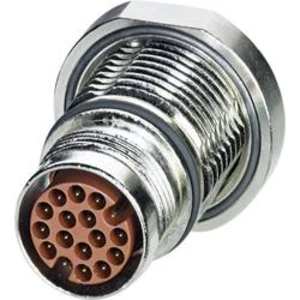 M17 přístroj konektory. centrální závit Phoenix Contact ST-08P1N8AH100S 1619034, stříbrná, 1 ks