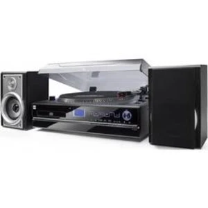 USB gramofon Dual NR 100, řemínkový pohon, černá