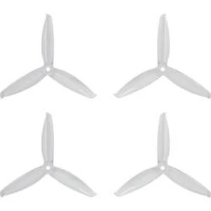Sada vrtulí racekoptéry GEMFAN 3 listy normální 5.1 x 5.2 palec (13 x 13.2 cm) 5152 Flash