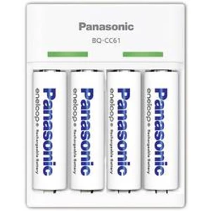 Nabíječka akumulátorů vč. akumulátorů Panasonic, NiMH BQ-CC61, AAA, AA