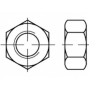 Šestihranné matice TOOLCRAFT TO-5371494, M3.5, N/A, nerezová ocel, 100 ks