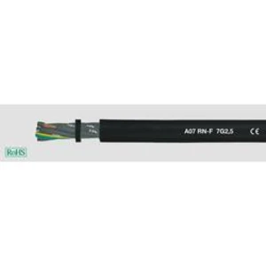 Kabel s gumovou izolací Helukabel A07RN-F, 37080, 3 x 1.50 mm², černá, 100 m