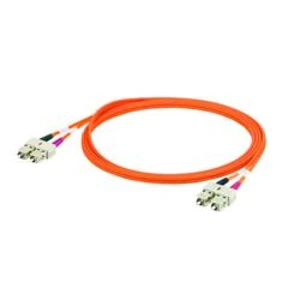 Optické vlákno kabel Weidmüller 8813320000 [1x zástrčka SC - 1x zástrčka SC], 3.00 m, oranžová