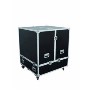 Case (kufr) Transportcase 100cm 31000433, (d x š x v) 1100 x 1100 x 1200 mm, černá, stříbrná