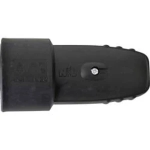 Zásuvka GAO 0482, guma, IP20, 230 V, černá