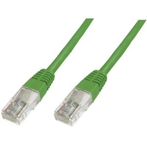 Digitus DK-1511-100/G RJ45 sieťové káble, prepojovacie káble CAT 5e U/UTP 10.00 m zelená  1 ks