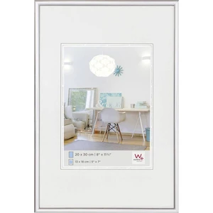 walther+ design KV030S vymeniteľný fotorámček Formát papiera: 20 x 30 cm  strieborná