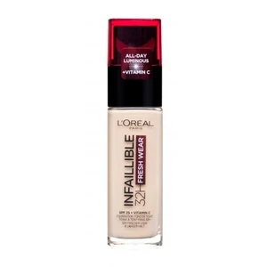 L´Oréal Paris Infallible 32H Fresh Wear SPF25 30 ml make-up pre ženy 125 Natural Beige na veľmi suchú pleť