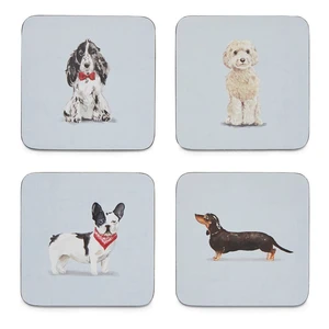 Súprava 4 podnosov Cooksmart ® Curious Dogs