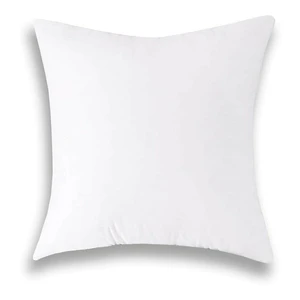 Biela výplň do vankúše s prímesou bavlny Minimalist Cushion Covers, 55 x 55 cm