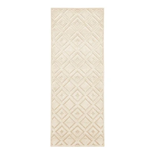 Krémovobiely behúň z viskózy Mint Rugs Iris, 80 × 250 cm