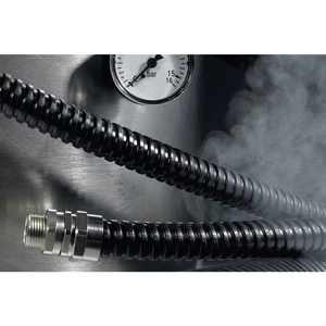 HellermannTyton 166-30800 NCS32-GS/PA66-BK ochranná hadica čierna  270.80 mm  10 m