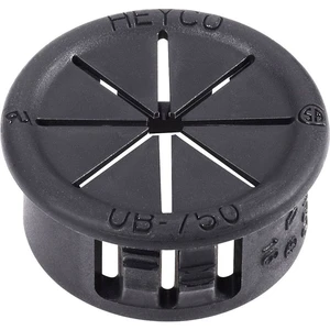 PB Fastener AF0750 káblová priechodka   Priemer svorky (max.) 12.7 mm Hrúbka montážnej dosky (max.) 3.2 mm polyamid čier