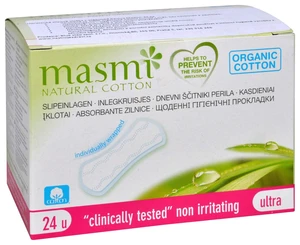 Masmi Slipové vložky Ultratenké z organickej bavlny