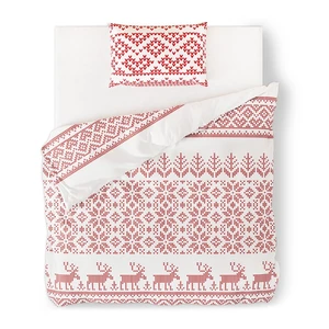 Flanelové obliečky na jednolôžko AmeliaHome Snuggy Jolly, 155 x 220 cm