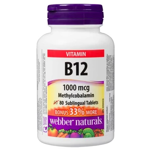 VITAMIN B12 1000MCG 80TBL METHYLCOBALAMIN WN 3814