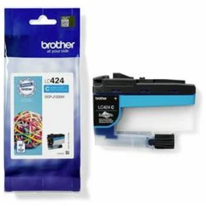 Brother Inkoustová kazeta LC-424C originál Single azurová LC424C